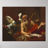 Saint Jerome - Simon Vouet Fine Art Poster (Vorne)