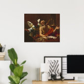 Saint Jerome - Simon Vouet Fine Art Poster (Heimbüro)