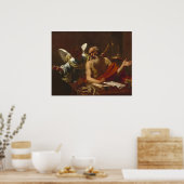 Saint Jerome - Simon Vouet Fine Art Poster (Küche)