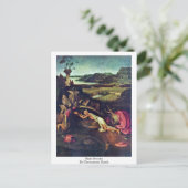 Saint Jerome. Von Hieronymus Bosch Postkarte (Stehend Vorderseite)