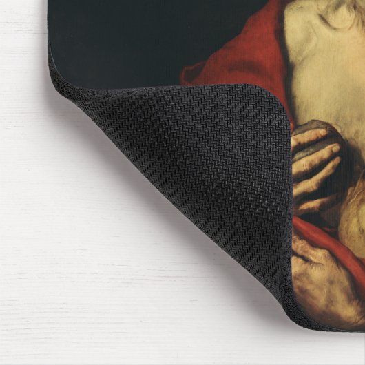 Saint Jerome von Jusepe de Ribera Mousepad (Ecke)