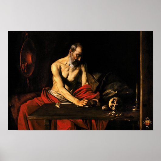 Saint Jerome Writing Poster (Vorne)