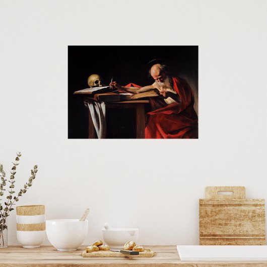 Saint Jerome Writing Poster (Küche)