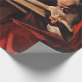 Saint Jerome Writing (von Caravaggio) Geschenkpapier (Ecke)