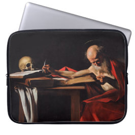 Saint Jerome Writing (von Caravaggio) Laptopschutzhülle