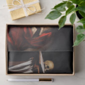 Saint Jerome Writing (von Caravaggio) Seidenpapier (Geschenk)