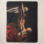 Saint Jerome Writing (von Caravaggio) Sherpadecke (Vorderseite)