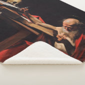 Saint Jerome Writing (von Caravaggio) Sherpadecke (3/4)