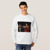 Saint Jerome Writing (von Caravaggio) T-Shirt (Vorne ganz)