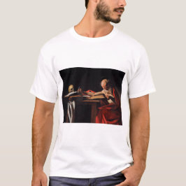 Saint Jerome Writing (von Caravaggio) T-Shirt