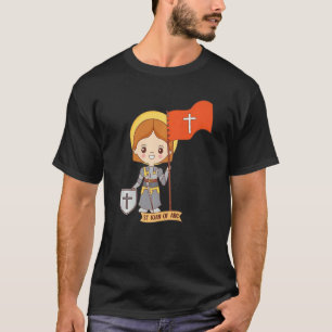 Saint Joan Arc Shield Vintag Saint Cath T-Shirt
