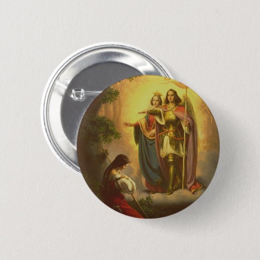 Saint Joan of Arc Button (Vorne & Hinten)