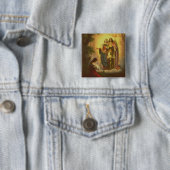 Saint Joan of Arc Button (Beispiel)