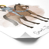 Saint Joan of Arc, Catholic Saint Photo Print Fotodruck (Ecke)