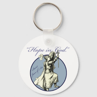 Saint Joan of Arc - Christliche Schlüsselkette Schlüsselanhänger