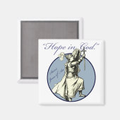 Saint Joan of Arc - Christliches Magnet (Vorderseite/Rückseite)