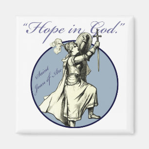 Saint Joan of Arc - Christliches Magnet