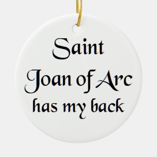 saint joan of arc coffee mug keramik ornament (Vorne)