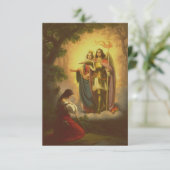 Saint Joan of Arc Dankeskarte (Stehend Vorderseite)