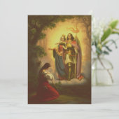 Saint Joan of Arc Einladung (Stehend Vorderseite)