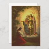 Saint Joan of Arc Einladung (Vorne/Hinten)