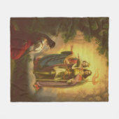 Saint Joan of Arc Fleecedecke (Vorderseite (Horizontal))