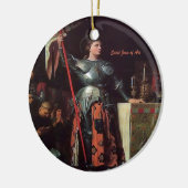 Saint Joan of Arc Keramik Ornament (Links)