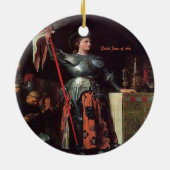 Saint Joan of Arc Keramik Ornament (Hinten)