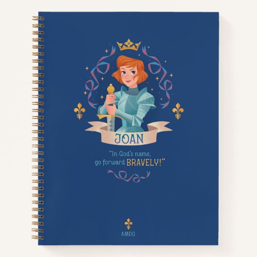 Saint Joan of Arc Spiral Notebook Notizblock (Vorderseite)