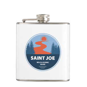 Saint Joe Wild und Landschaftlicher Fluss Idaho Flachmann