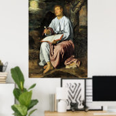 Saint John at Patmos, fine art, Poster (Heimbüro)