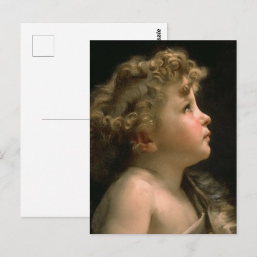 Saint John Baptist als Kind von William Bouguerea Postkarte (Vorne/Hinten)