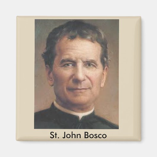 Saint John Bosco Portrait Magnet (Vorne)