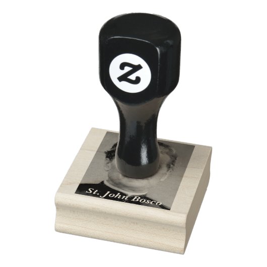 Saint John Bosco Portrait Rubber Briefmarke Gummistempel (Stempel)