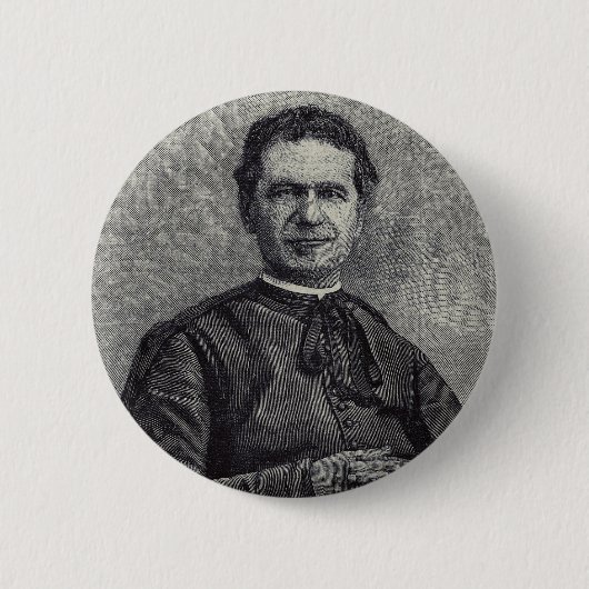 Saint John Bosco Priest und Confessor Button (Vorderseite)