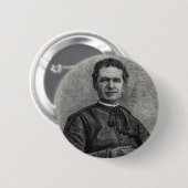 Saint John Bosco Priest und Confessor Button (Vorne & Hinten)