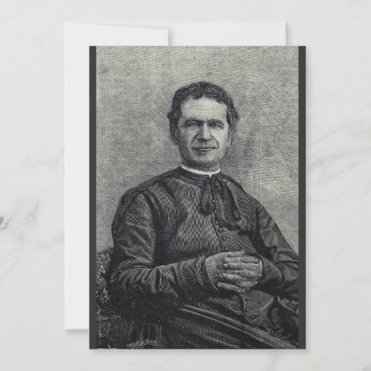 Saint John Bosco Priest und Confessor Einladung (Vorderseite)