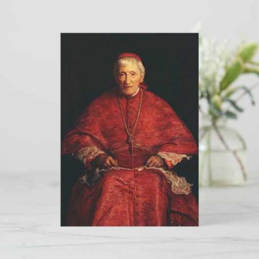 Saint John Henry Newman Englischer Theologe Einladung (Stehend Vorderseite)