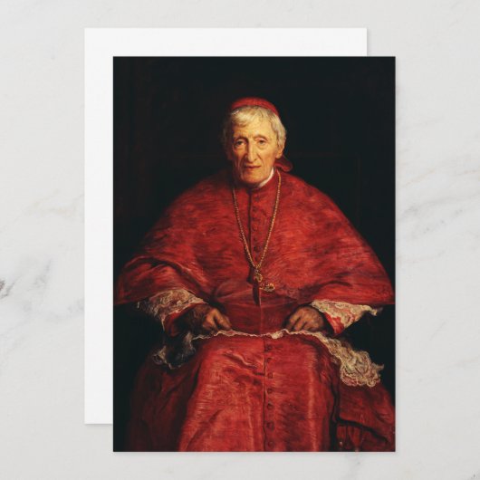 Saint John Henry Newman Englischer Theologe Einladung (Vorne/Hinten)