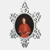 Saint John Henry Newman Schneeflocken Zinn-Ornament (Rechts)