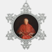 Saint John Henry Newman Schneeflocken Zinn-Ornament (Vorderseite)