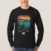 Saint John Island Sunset T-Shirt (Vorderseite)
