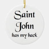 saint john keramik ornament (Vorne)