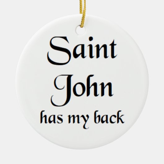 saint john keramik ornament (Vorne)
