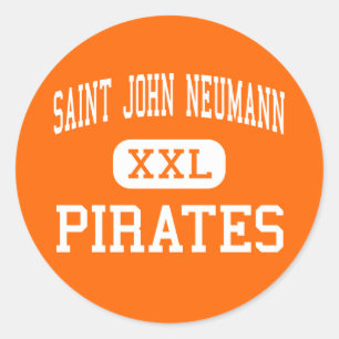 Saint John Neumann - Pirates - High - Philadelphia Runder Aufkleber