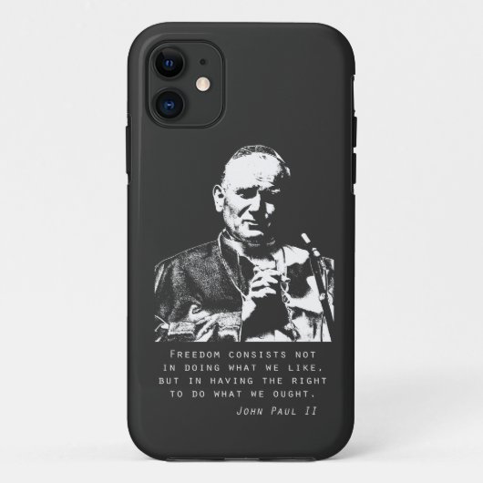 Saint John Paul II. Case-Mate iPhone Hülle (Rückseite)