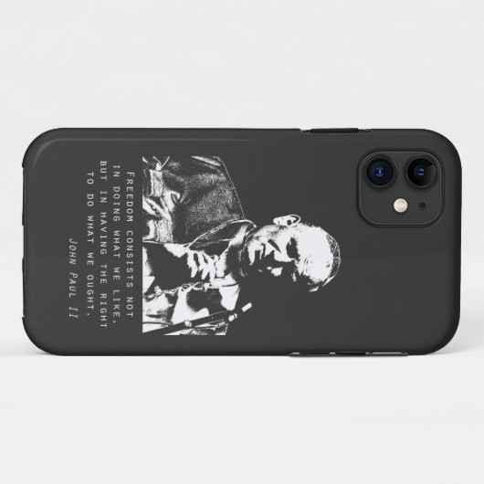 Saint John Paul II. Case-Mate iPhone Hülle (Rückseite (Horizontal))