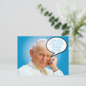 Saint John Paul II Karol Wojtyla Postcard Postkarte (Stehend Vorderseite)