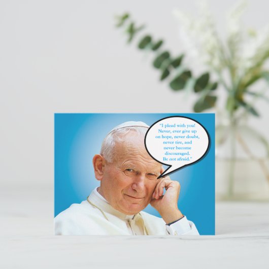 Saint John Paul II Karol Wojtyla Postcard Postkarte (Stehend Vorderseite)