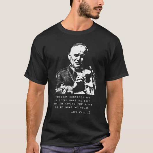 Saint John Paul II. T-Shirt (Vorderseite)